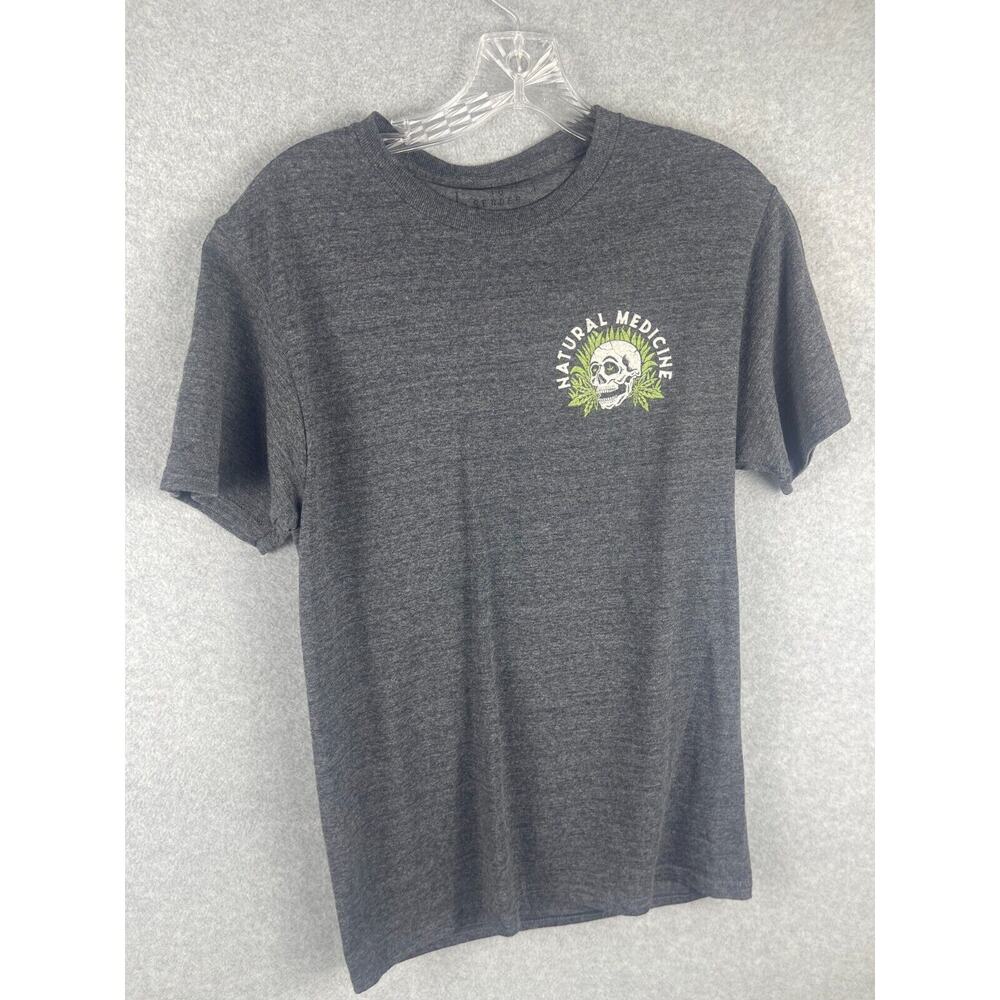 Return to Sender Natural Medicine Weed T Shirt Men's Size‎ S Gray NWOT